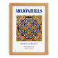Mojón Hills, Spain – World Travel Art, set in oak frame