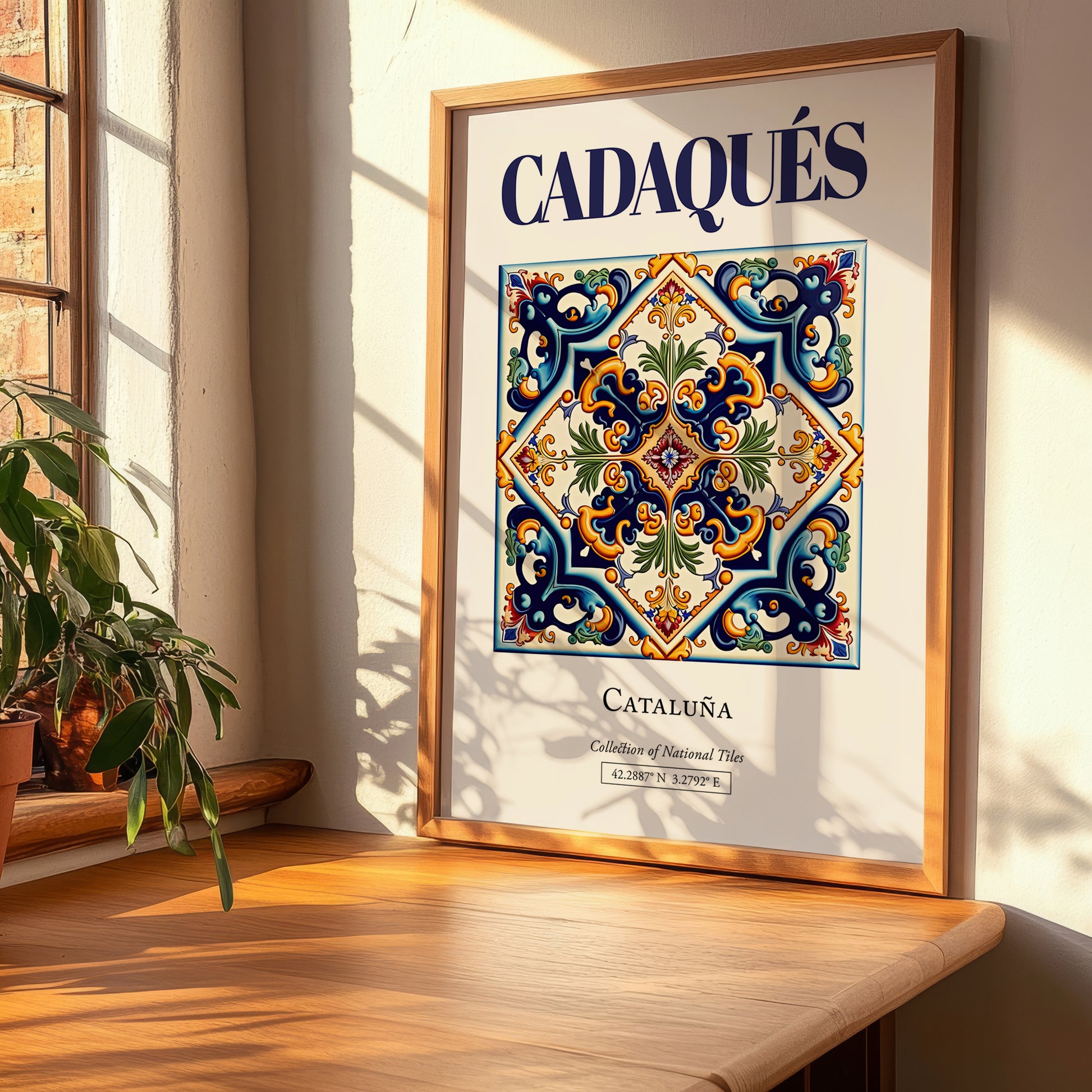 Cadaqués, Spain – Travel Print, clean layout with no caption