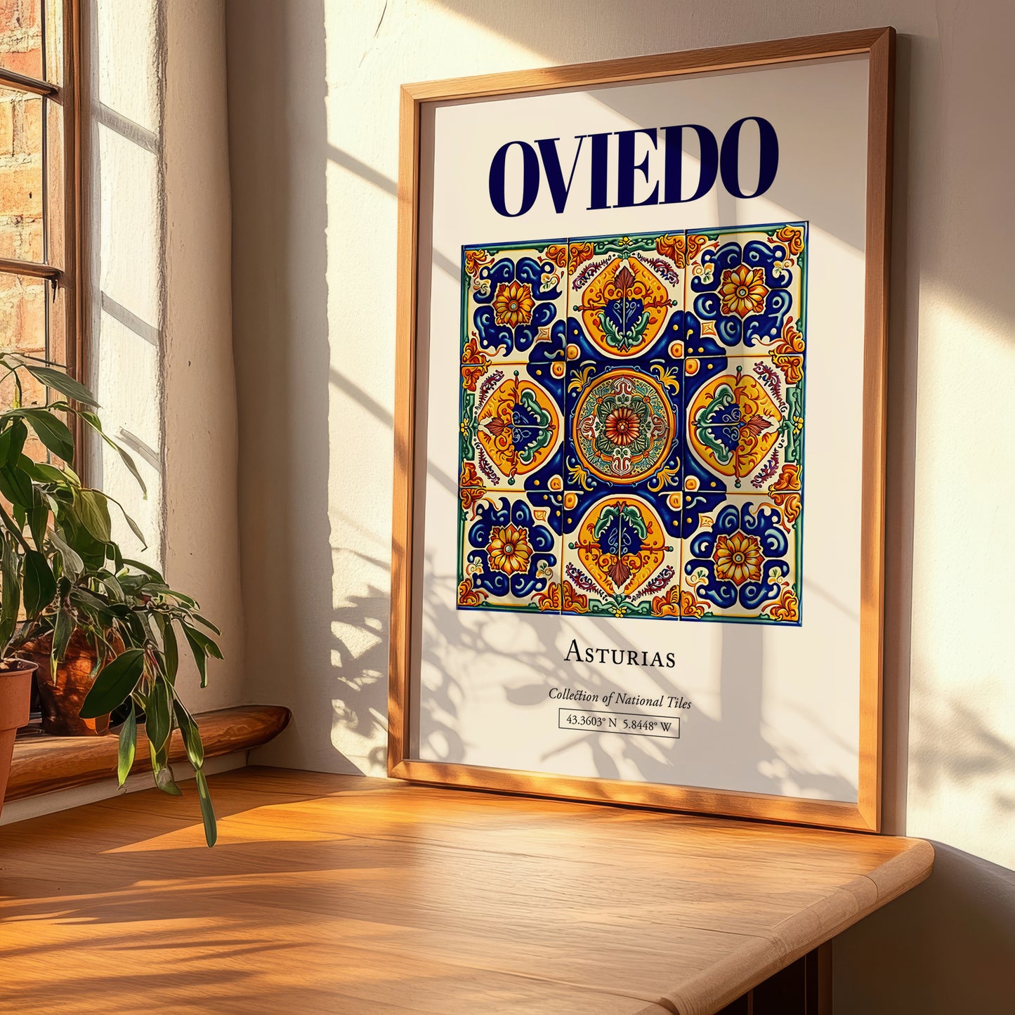 Oviedo, Spain – Global Wall Art, clean layout with no caption