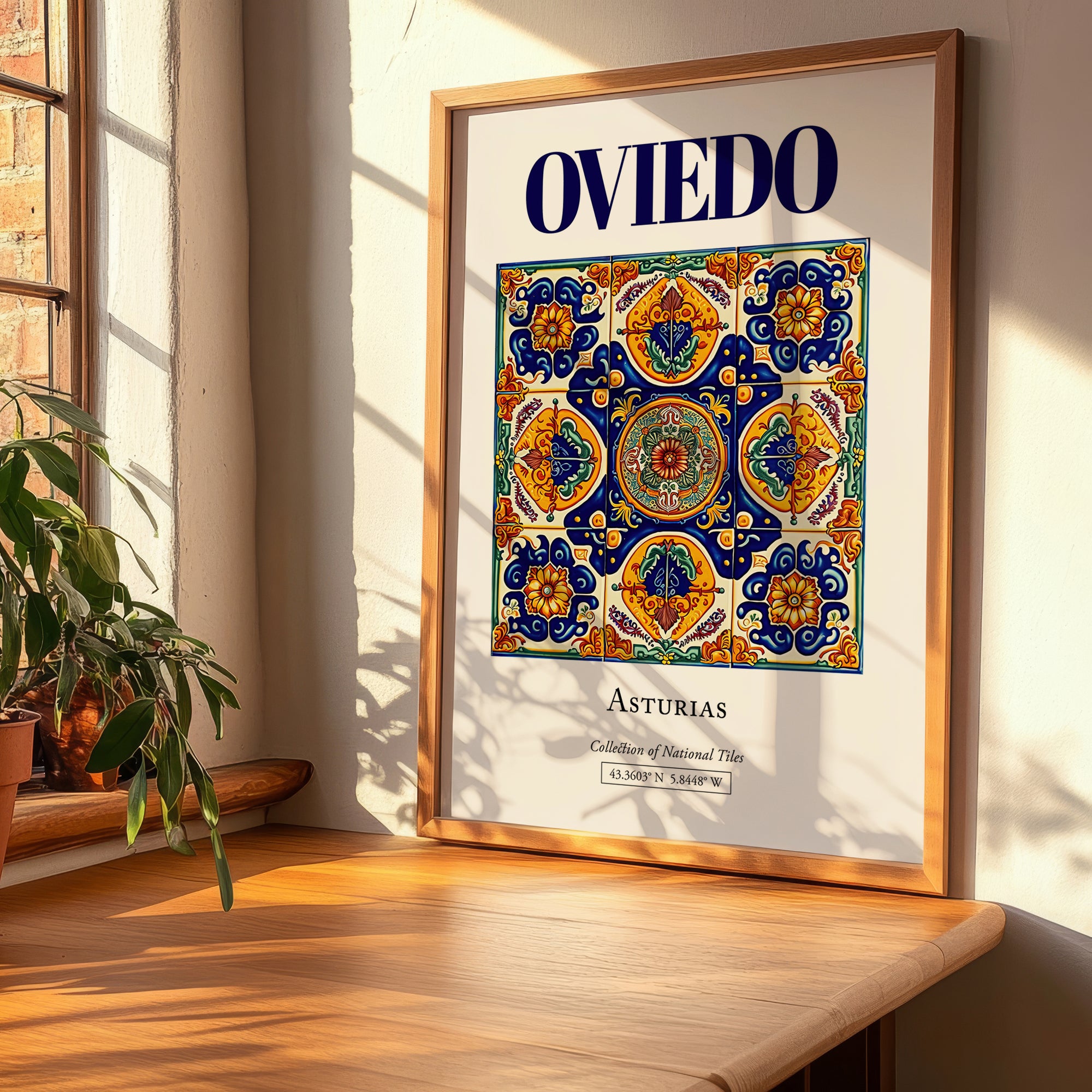 Oviedo, Spain – Global Wall Art, clean layout with no caption