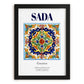 Sada, Spain – Travel Print, in sleek black frame