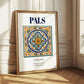 Pals, Spain – Travel Destination Art, styled in a charming Paris street view