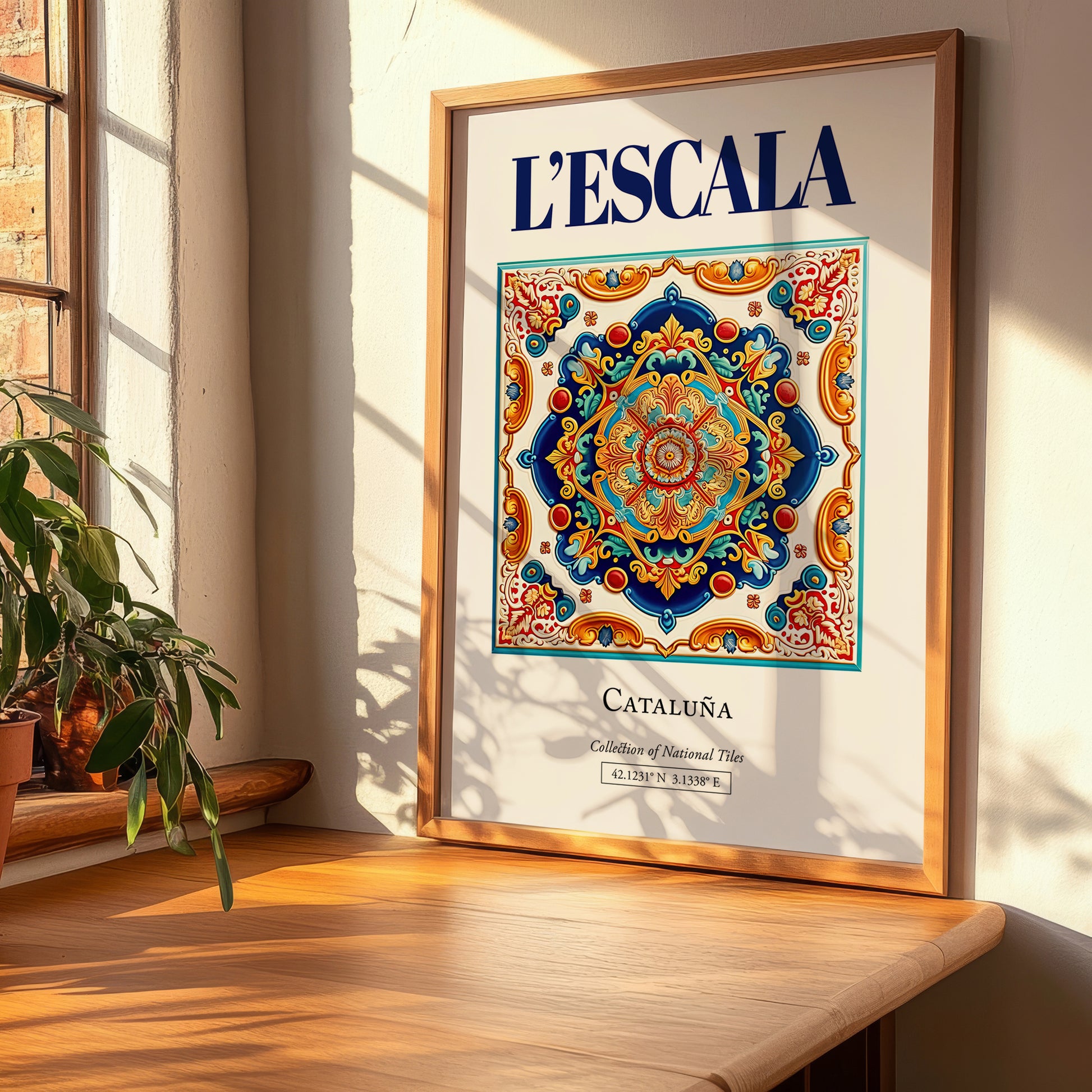 L'Escala, Spain – Travel Print, clean layout with no caption