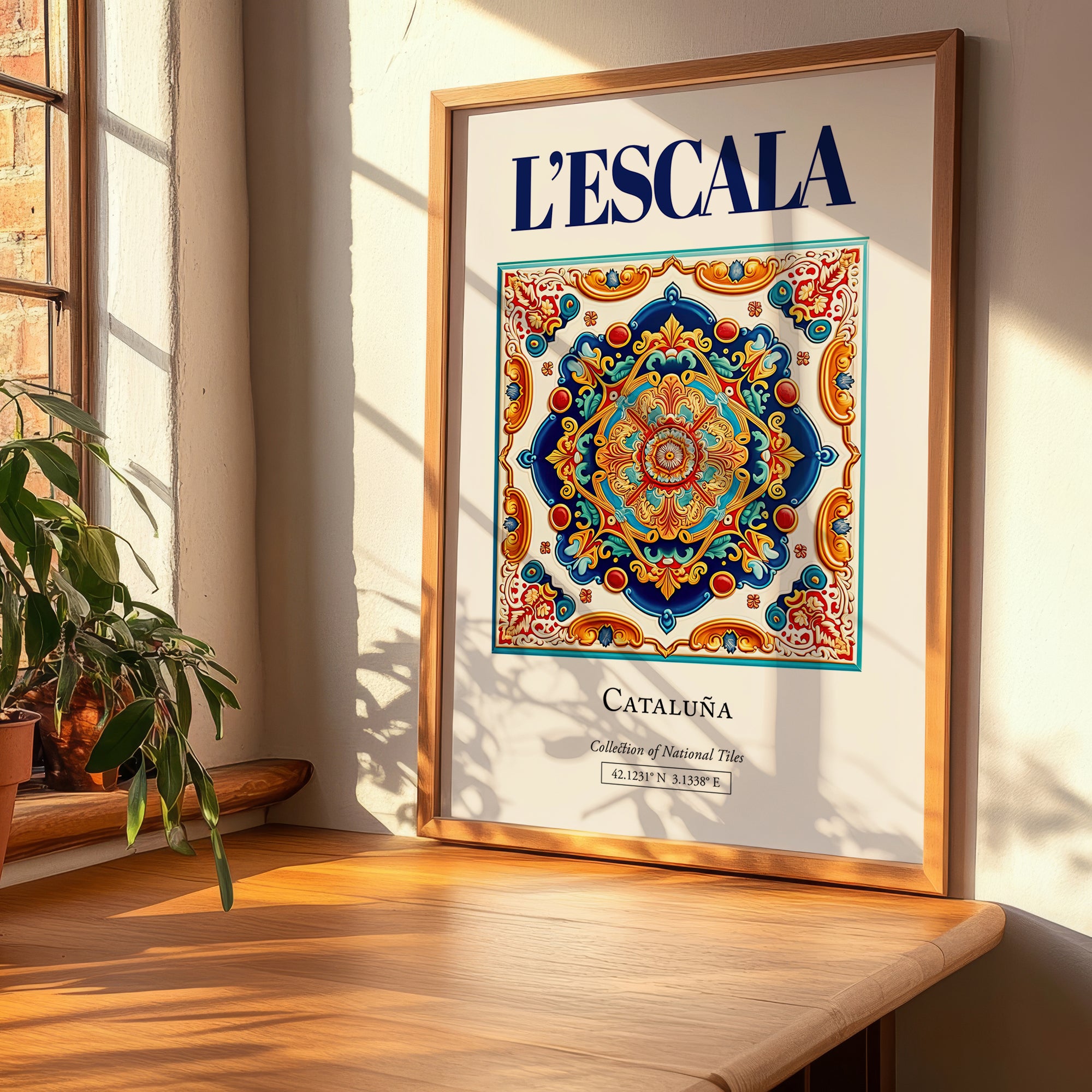 L'Escala, Spain – Travel Print, clean layout with no caption