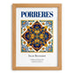 Porreres, Spain – Travel Print, set in oak frame