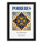 Porreres, Spain – Travel Print, in sleek black frame