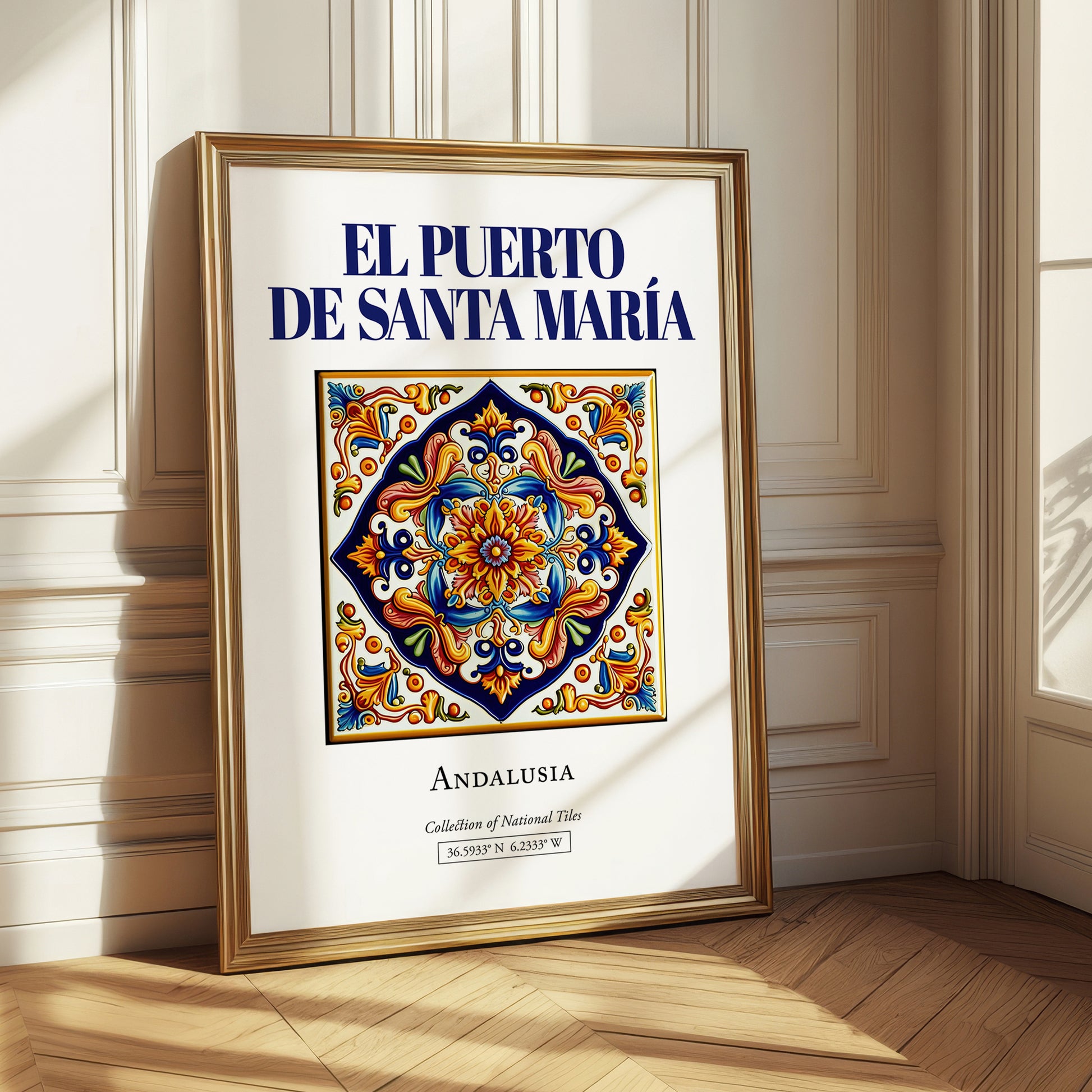 El Puerto de Santa María, Spain – Global Wall Art, styled in a charming Paris street view