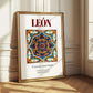León, Spain – Travel Print, styled in a charming Paris street view