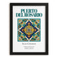 Puerto del Rosario, Spain – Minimalist Travel Print, in sleek black frame