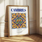 Cambrils, Spain – Vintage Travel Poster, styled in a charming Paris street view