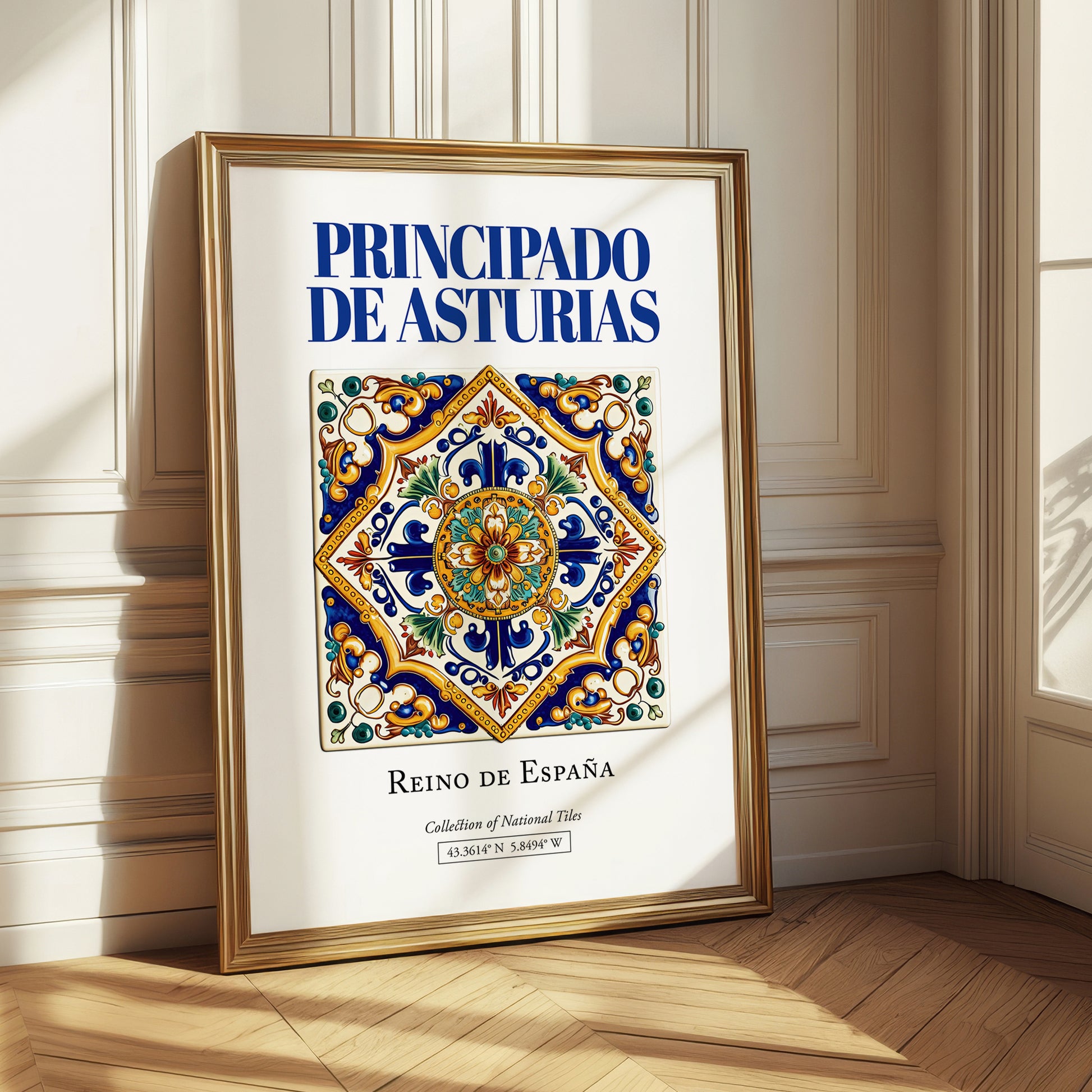 Principado de Asturias, Spain – Travel Poster, styled in a charming Paris street view