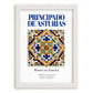 Principado de Asturias, Spain – Travel Poster, placed in minimal white frame