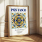 País Vasco, Spain – Travel Poster, styled in a charming Paris street view