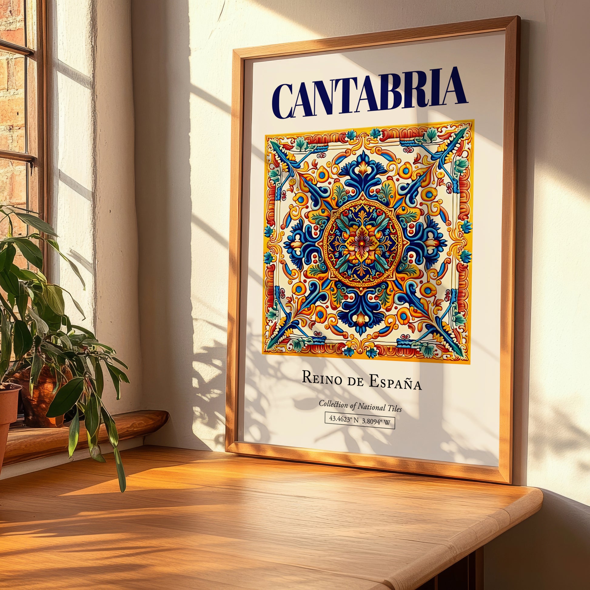 Cantabria, Spain – Travel Memories Wall Print, clean layout with no caption