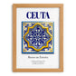 Ceuta, Spain – Cultural Heritage Wall Art, set in oak frame