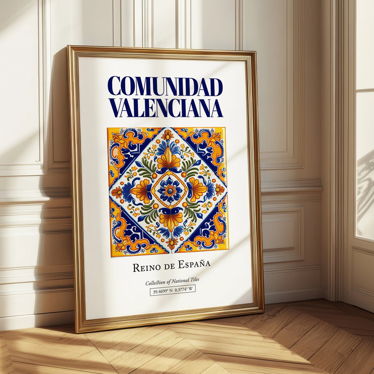 Comunidad Valenciana, Spain – Travel Poster, styled in a charming Paris street view