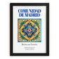 Comunidad de Madrid, Spain – Travel Poster, in sleek black frame