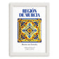 Región de Murcia, Spain – Travel Poster, placed in minimal white frame