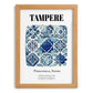 Tampere, Finland – Travel Wall Decor, set in oak frame
