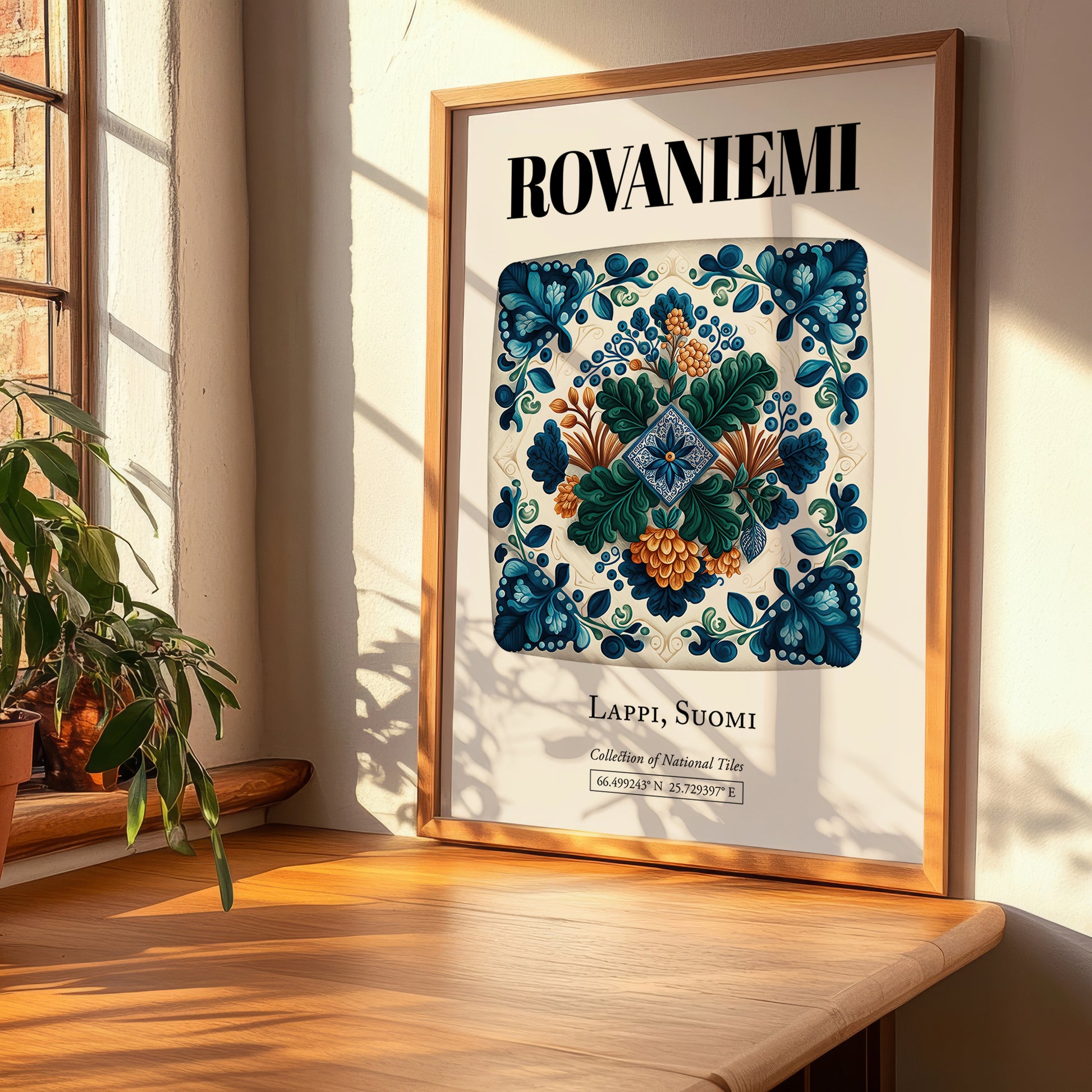 Rovaniemi, Finland – World Travel Art, clean layout with no caption