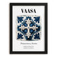 Vaasa, Finland – Travel Wall Art, in sleek black frame