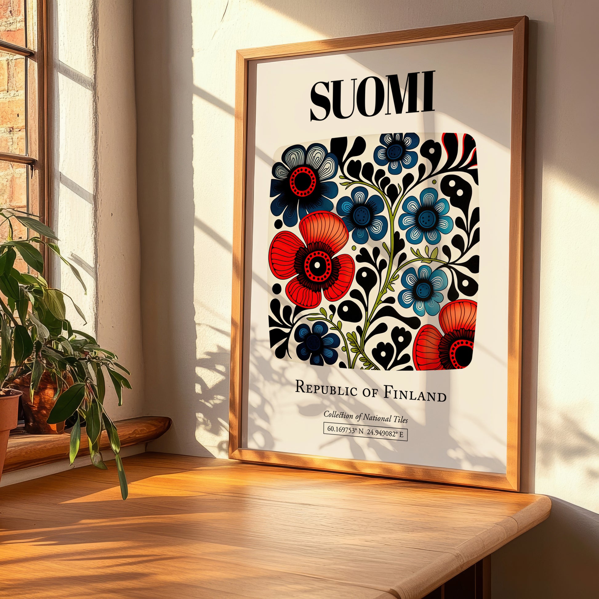 Suomi, Finland – Travel Wall Decor, clean layout with no caption