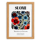 Suomi, Finland – Travel Wall Decor, set in oak frame