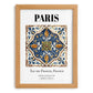 Paris, France – Travel Poster, set in oak frame