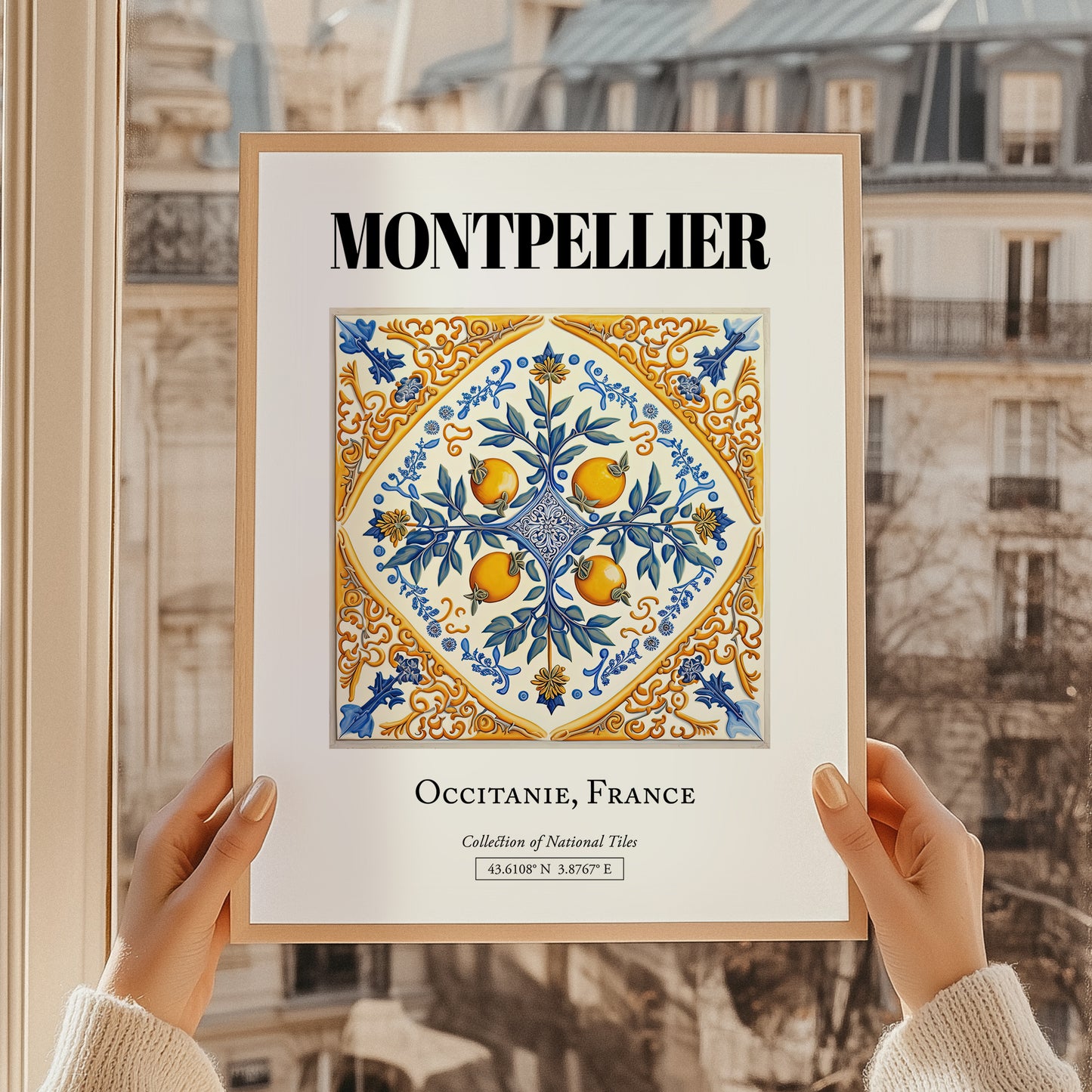 Montpellier, France – Architectural Travel Art