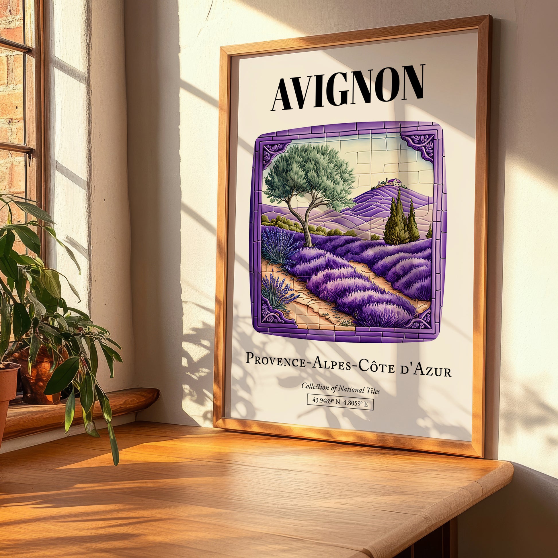 Avignon, France – Travel Memories Wall Print, clean layout with no caption