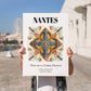 Nantes, France – Wanderlust Wall Decor, no-text version framed in wood