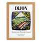 Dijon, France – Travel Poster, set in oak frame