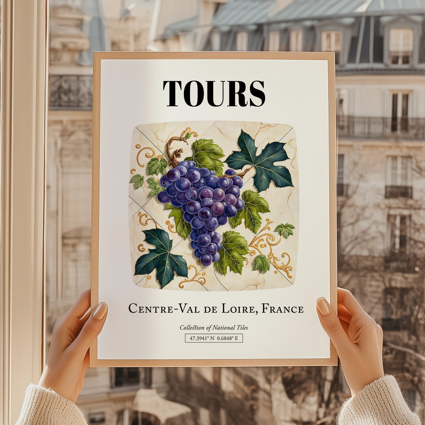 Tours, France – Cityscape Wall Art
