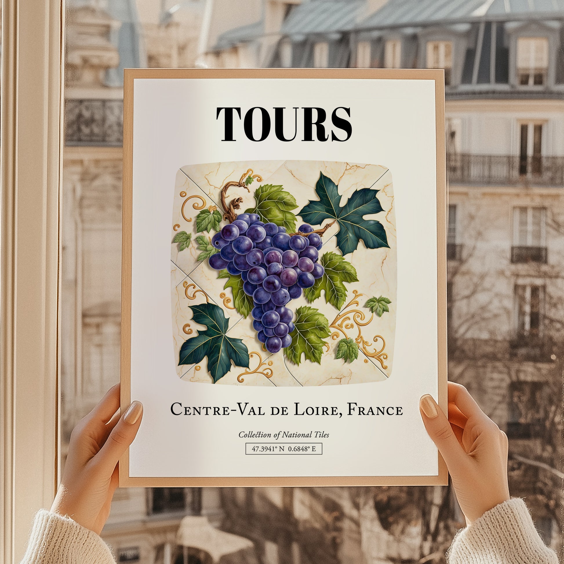 Tours, France – Cityscape Wall Art