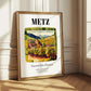 Metz, France – Travel Wall Art, styled in a charming Paris street view