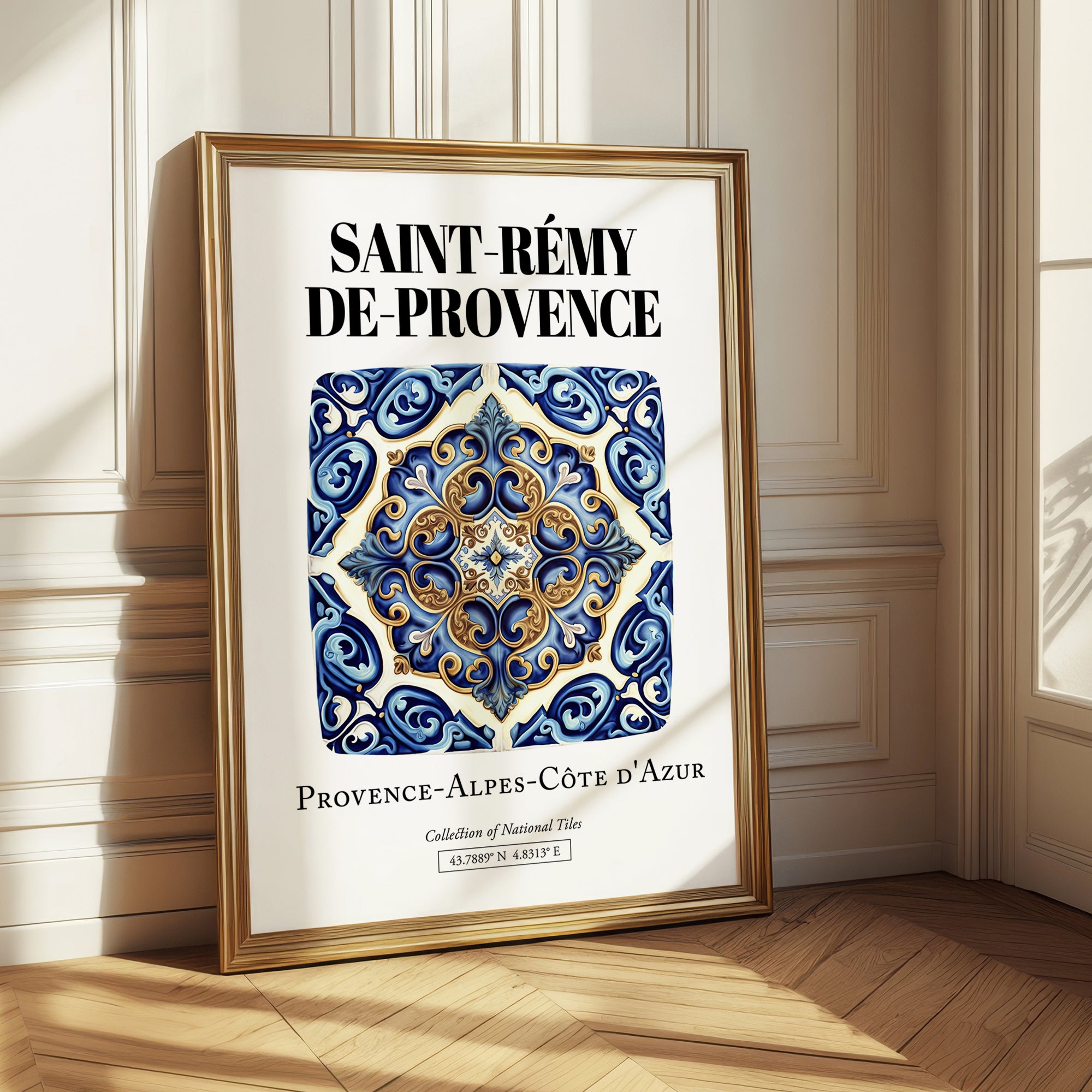 Saint-rémy-de-provence, France – Architectural Travel Art, styled in a charming Paris street view