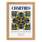 Chartres, France – Travel Poster, set in oak frame