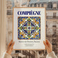 Compiègne, France – Vintage Travel Poster