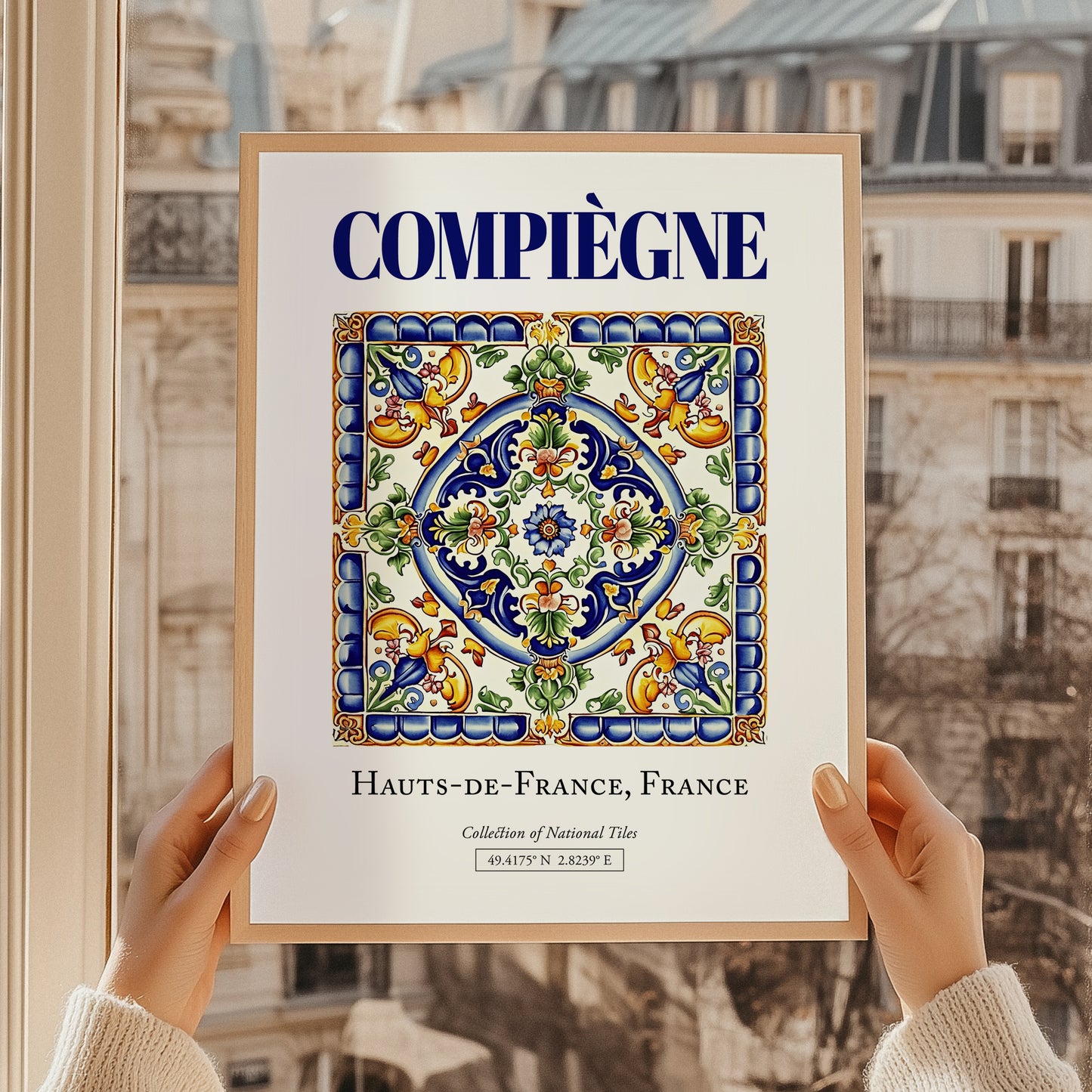Compiègne, France – Vintage Travel Poster