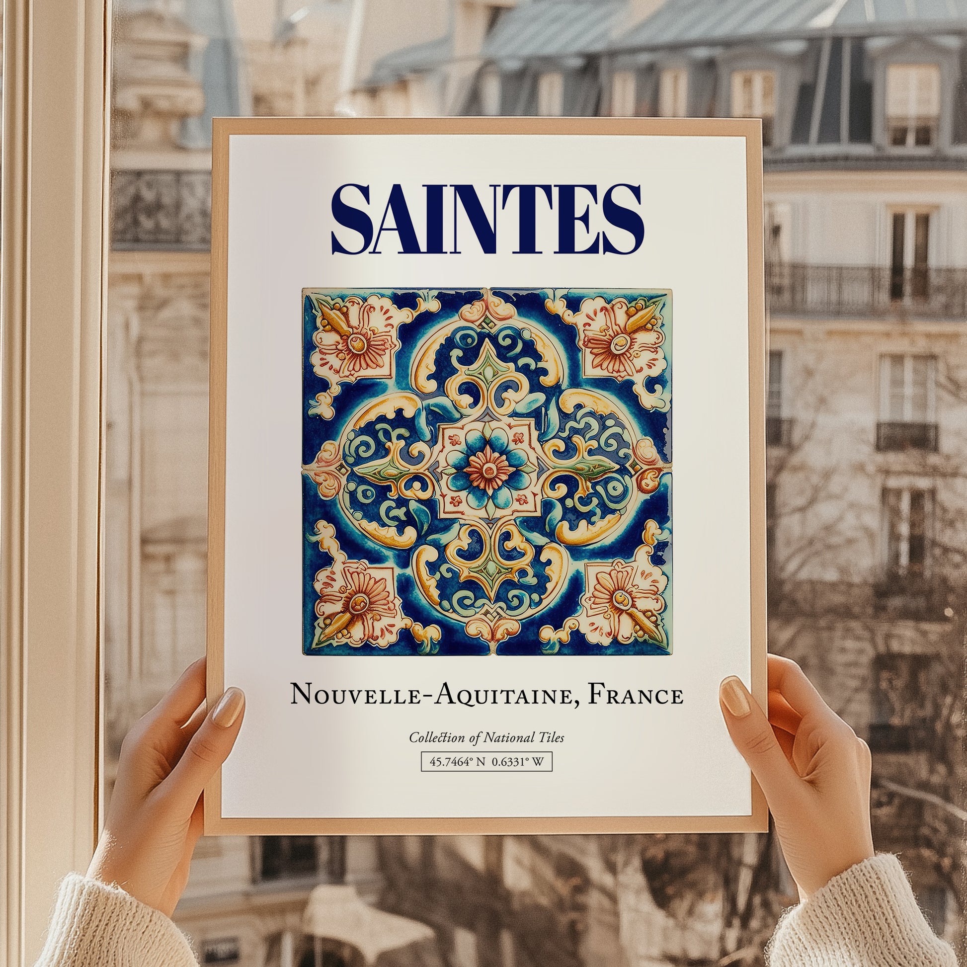 Saintes, France – Travel Poster