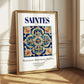 Saintes, France – Travel Poster, styled in a charming Paris street view