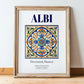 Albi, France – Travel Print, in wooden frame leaning on the floor