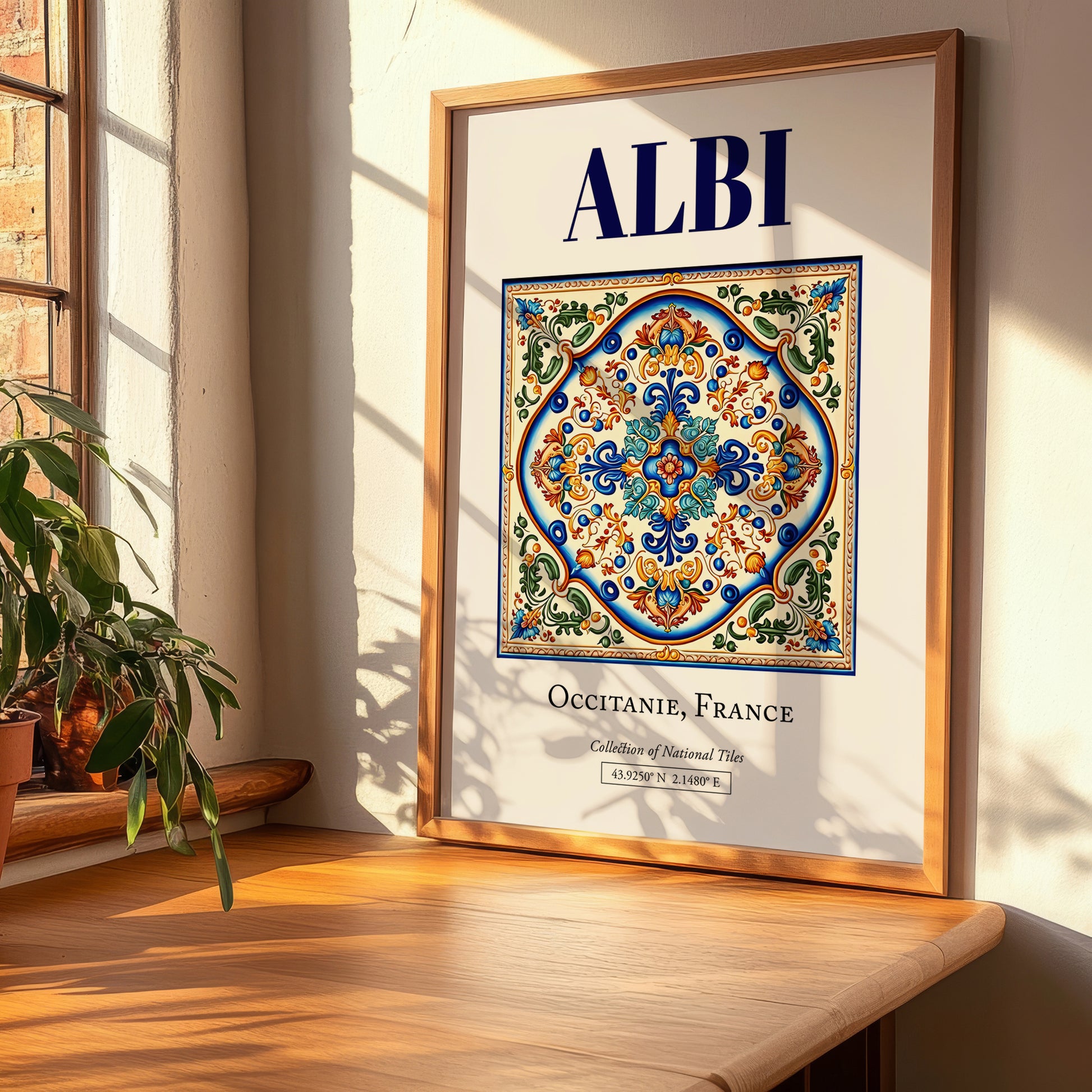 Albi, France – Travel Print, clean layout with no caption