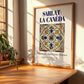 Sarlat-la-Canéda, France – Travel Print, clean layout with no caption
