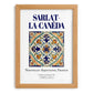 Sarlat-la-Canéda, France – Travel Print, set in oak frame