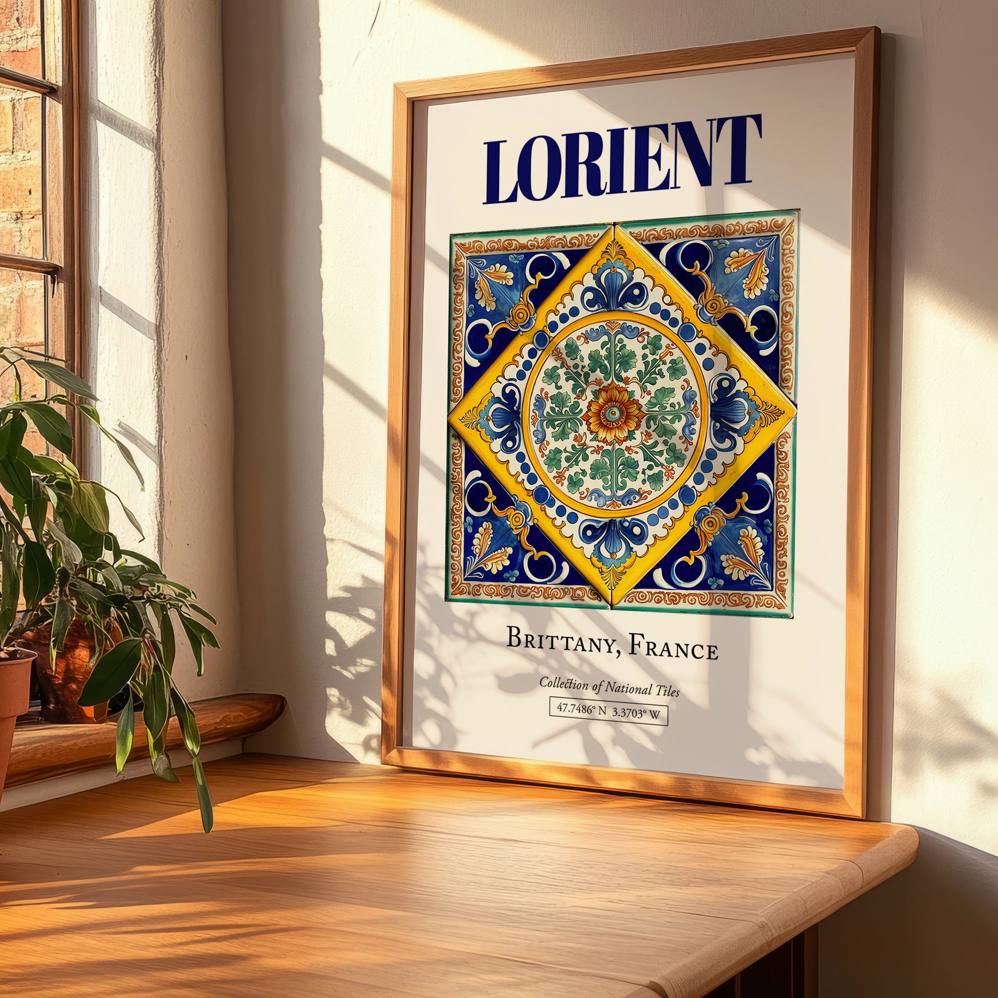 Lorient, France – Travel Print, clean layout with no caption