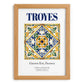 Troyes, France – Travel Print, set in oak frame