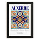 Auxerre, France – Travel Memories Wall Print, in sleek black frame