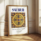 Saumur, France – Travel Wall Decor, styled in a charming Paris street view