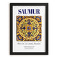 Saumur, France – Travel Wall Decor, in sleek black frame